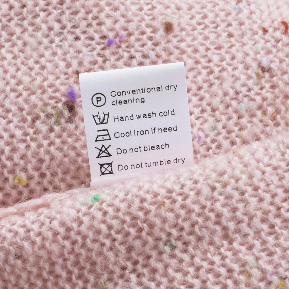 Pink Pilling Detail Patterned Sleeve Sweater - Picture 15 of 16